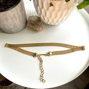 Reiss Gold-Tone Chain Belt, size S